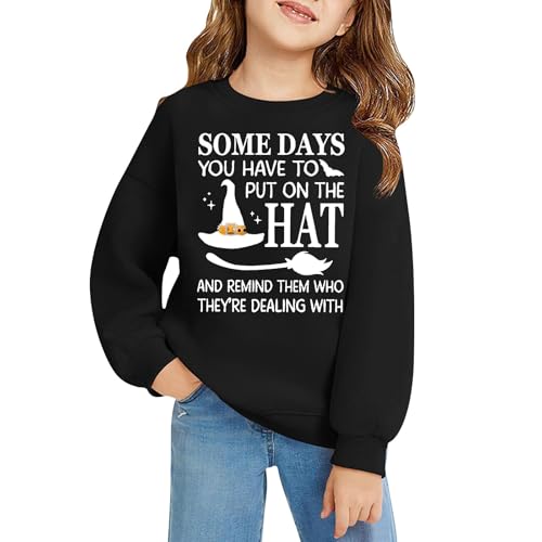 Halloween Toddler Clothes 2025 Fall Fashion Long Sleeve Crewneck Holiday Pullover Funny Loose Comfy Cute Sweatshirts