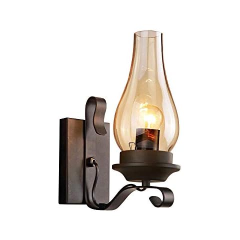 Einfach Kreativ Wandleuchte Vintage Antik Nostalgie Innen Design Wandlampe Rund Weiß Glas Lampenschirm Lampenfassung Rustikale Wandleuchte Antik Wirkende Cover