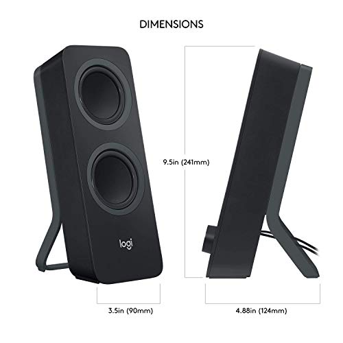 Logitech Z207 2.0 Multi Device Stereo Speaker (Black) #TOP4