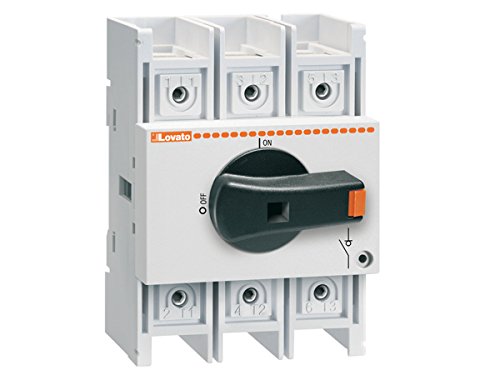Lovato Electric GA063A Three-Pole Switch Disconnector, Direct Operating Version, 63A