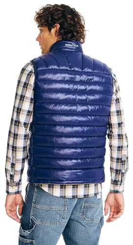Image of Nautica Men's Lightweight Puffer Vest - Wind & Water-Resistant