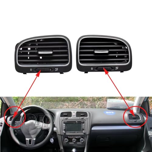 Grille d'aération centrale Golf 6 pour retrouver un confort de climatisation idéal - 3