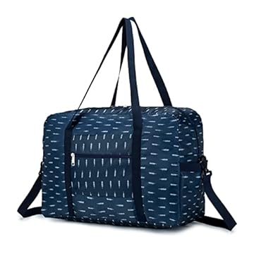 BKAZV Borsa da Viaggio Bagaglio a Mano Ryanair 40x20x25 Pieghevole Nylon Impermeabile Borsone da Viaggio a Spalla Borsa per Weekend Borsone Palestra Borsa per Trolley