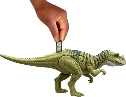image for Mattel Jurassic World Wild Roar Dinosaur Action Figure, Ceratosaurus w