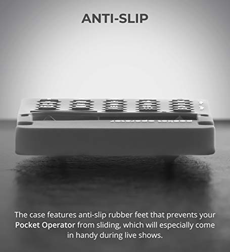 Teenage-Engineering-Operateur-de-poche-CA-X-Etui-de-protection-en-silicone-tamano-unico-Noir