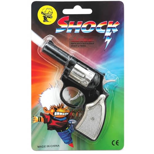 Image of SHAKTISM Electric Shocking Prank Toy - Funny Shock Gag for April Fool, Magic Trick Joke Toy, Novelty Gift for Friends, Party Trick Toy for Kids & Adults (Shocking Gun)