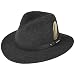 Produktbild Stetson Lennartson VitaFelt Wollhut Travellerhut Outdoorhut Wollfilzhut Regenhut Damen/Herren - Made in USA mit Lederband Herbst-Winter - L (58-59 cm) anthrazit