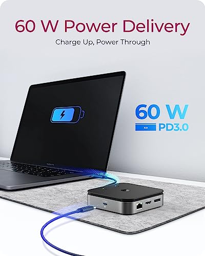 Station d'accueil USB4 portable pour télétravail efficace - 5