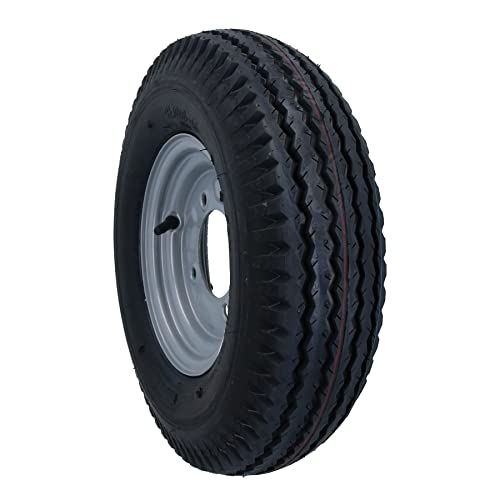 Rueda de remolque Erde Daxara 400 con llanta resistente de 115 mm PCD03 2