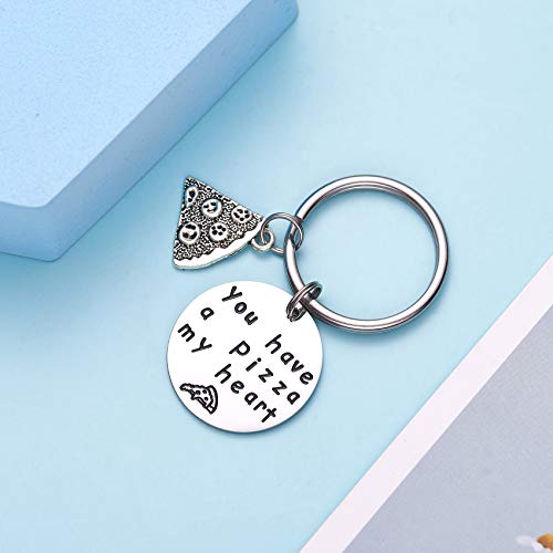 Handgestrickte Pizza Mit Positivitätskarte - Emotional Support Geschenk