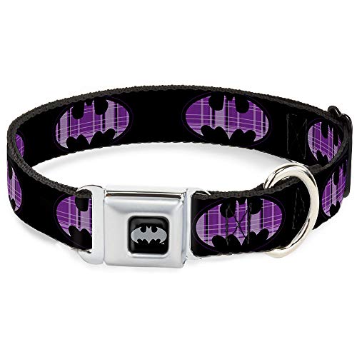 Buckle-down BMA Batman Noir/Argent Collier de Chien