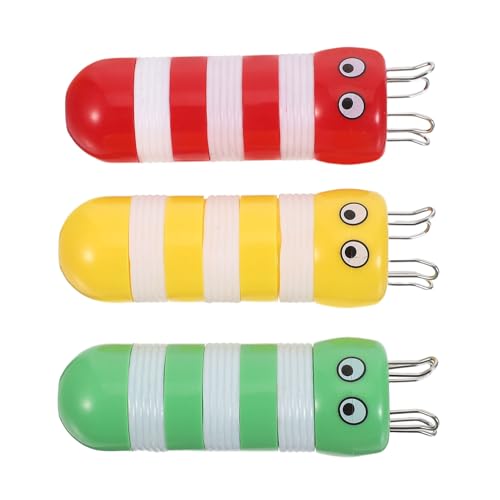 Mobestech Herramienta para Fabricar Tubos de Plástico 3 Piezas con Forma de Abeja, Carrete de Tejer de Bricolaje en Colores Rojo, Amarillo y Verde, Tejedora Francesa Portátil
