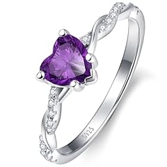 H-Created Amethyst-925 Sterling Silver