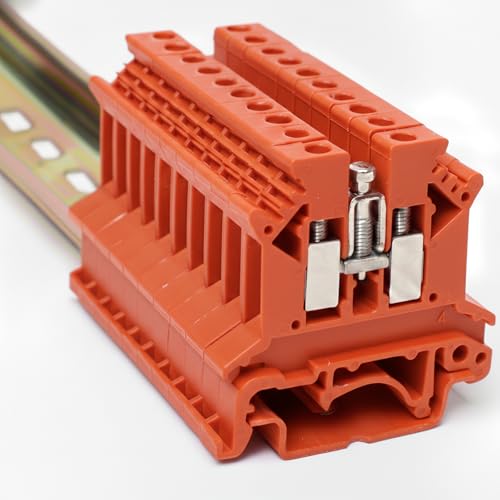 Bornes de rail DIN câblage atelier et maison pour optimiser l'espace du compteur électrique