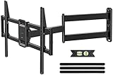 USX STAR Corner TV Wall Mount Long Arm TV Mount Bracket for 37-84 Inch TVs, Full Motion Mounts with 32” Articulating Arms Extension & Tilt & Swivel, Holds up to 600x400mm VESA,100lbs for 65 75 TVs