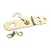 STANLEY 3 by 3/4 Inch Brass Ornamental Hasp and Hook