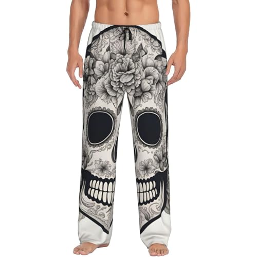 Pantalon pyjama homme respirant et confortable imprimé
