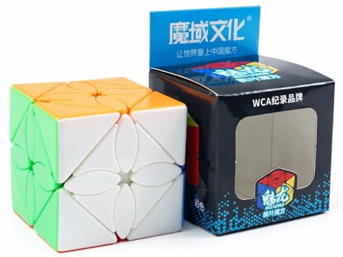 Image of HAWKISTER Kid Moyu Meilong Maple Leaf Skewb Stickerless Speed Cube Smooth Twist Puzzle