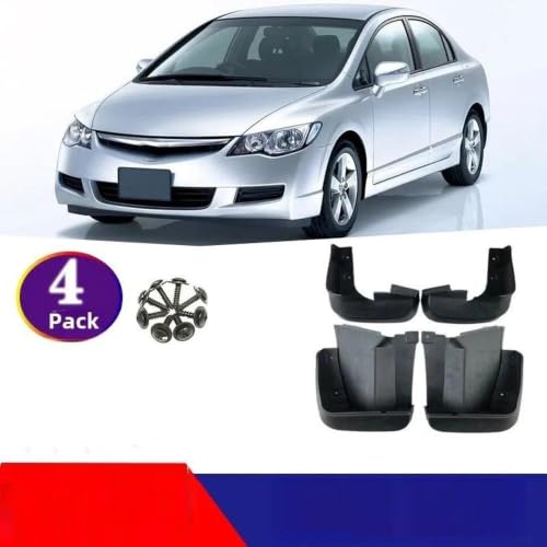Kit garde-boue Honda Civic 2007-2011 de qualité supérieure avec finitions précises d'origine
