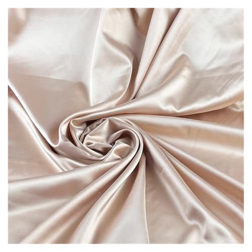 Tissu satin de qualité au mètre gris foncé fluide pour chemise chic