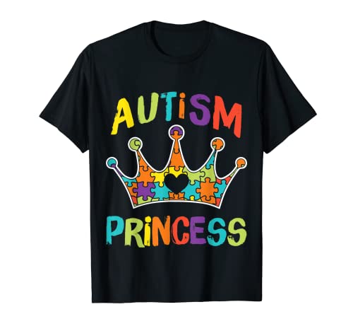 Autism Princess Daughter Autistic Pride Awareness Girl Camiseta