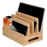 Base épaisse : le grand espace de base est facile à assembler et à démonter. Et fournissez un chargeur USB multiport et un câble de charge pour fixer de manière stable votre tablette et votre smartphone