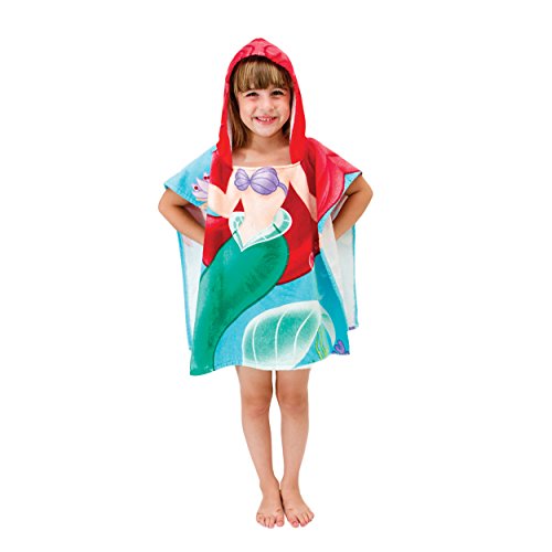 Disney Little Mermaid Ariel Cotton Hooded Towel #TOP2