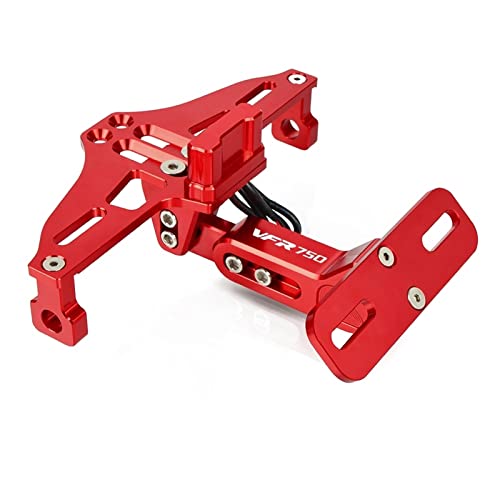 �o�C�N���i �ɓK������z���_ VFR 750 VFR750 1991 1992 1993 1994-1997 CNC���[�^�[�T�C�N�������\�p�x���A���C�Z���X�i���o�[�v���[�g�}�E���g�z���_�[�u���P�b�g���C�g�t��(Red)