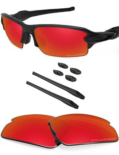 Image of BLAZERBUCK Replacement Lenses & Sock Kit for Oakley Flak 2.0 OO9295 Sunglasses