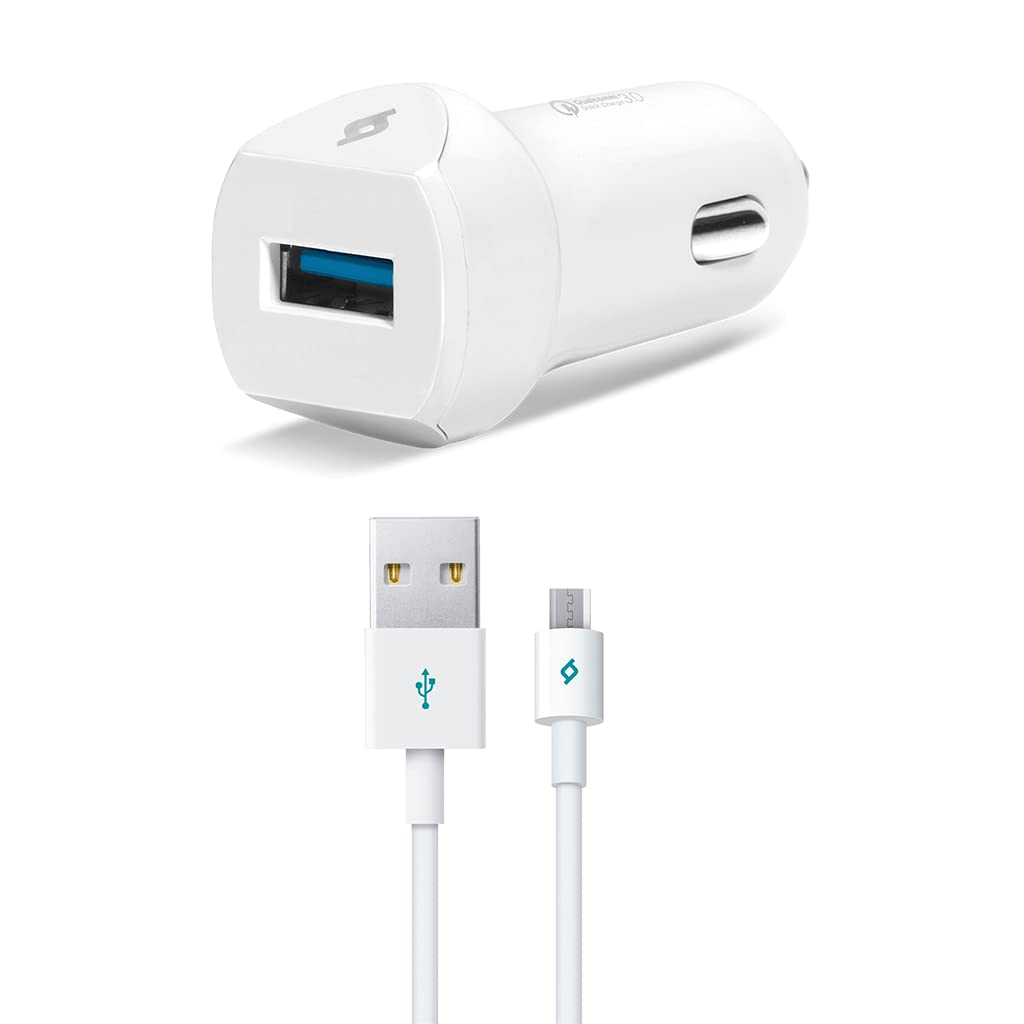 ttec SpeedCharger QC 3.0 Type-C 120cm Kablolu Araç Şarj Aleti - Beyaz (2CKQC01C)