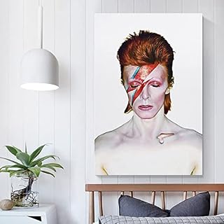 Shenywell Affiches et Impressions David Bowie Aladdin Sane Cover 1973 Vintage Home Chambre Salon Décoration 40x50cm sans Cadre - Les Beatles, Paul McCartney, John Lennon, RIngo Starr, George Harrison Shenywell Affiches et Impressions David Bowie Aladdin Sane Cover 1973 Vintage Home Chambre Salon Décoration 40x50cm sans Cadre – Image 4