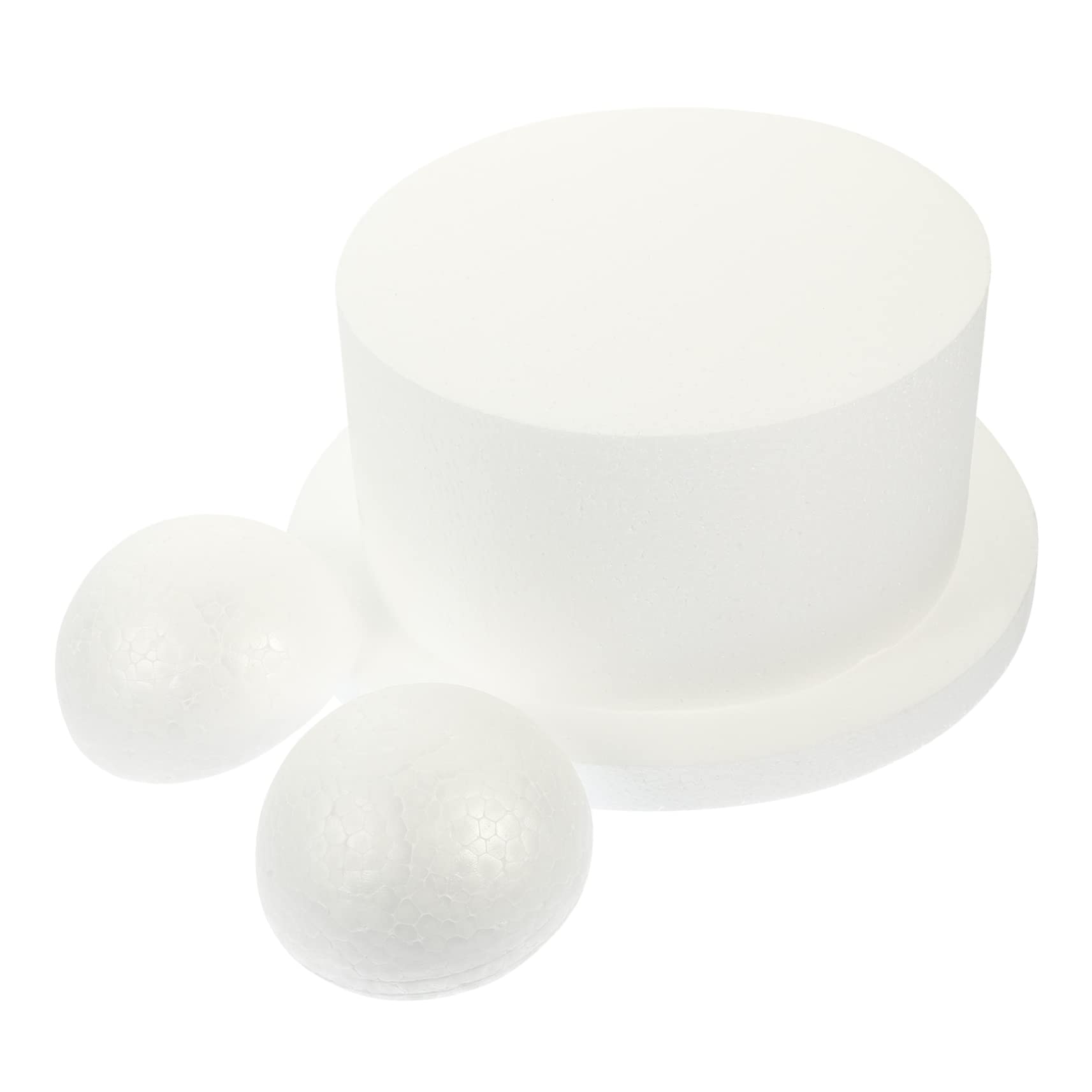 NUOBESTY Herramientas Para Modelo De Pastel Molde Redondo Para Fondant Espuma Blanca 3 Uds