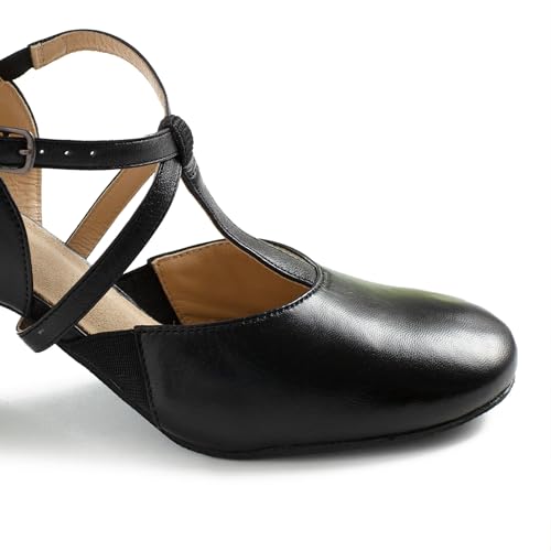 3" Heel T-Strap Broadway Cabaret Shoe, Professional Dance Shoes for Women, Support and Comfort- Roxy - SD1533