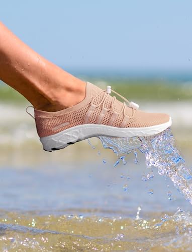Image of SEEKWAY Mens Womens Water Shoes Quick Dry Aqua Shoes Barefoot for Beach Surf Hiking Pool Water Sports