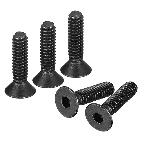 uxcell #6-32x5/8" Flat Head Socket Cap Screws