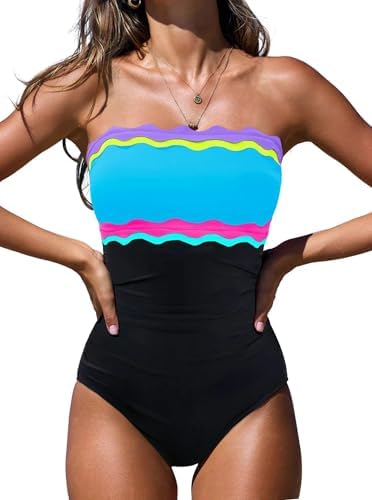 Amazon.com: popvil One Piece Swimsuits for Women Tummy Control