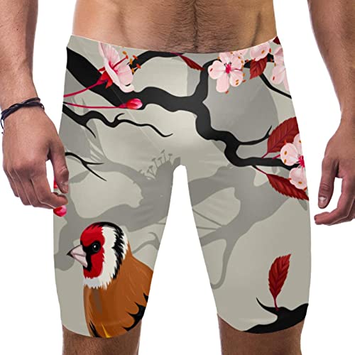 Swim Jammers para hombre traje de baño largo de entrenamiento multicolor L