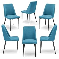 REDÒKASA Sedia Imbottita LETIZIA Per Sala Da Pranzo, Design Moderno, Gambe In Metallo, Tessuto Idrorepellente, Senape