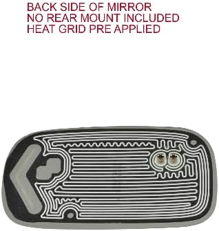 VAM for 09-11 Cad DTS, Lucerne Right Pass Mirror Glass w/Heat w/Signal Icon