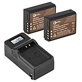 Green Extreme 2 Pack LP-E10 Battery and Compact Smart Rapid Charger Kit for Select Canon Cameras...