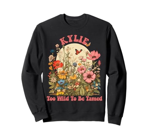 KYLIE Name Cute Retro Girls Wildflower KYLIE Name Sudadera