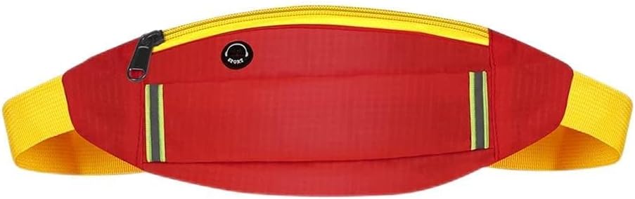 Running Waist Pack Sports Belt Bag Women Reflective Fanny Pack Fashion Bum Bag Earphone Hip Belt Pocket Cycling Jogging(C)