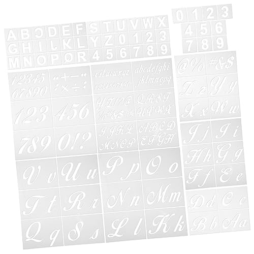 Pochoirs modèles pour la peinture lettres numériques et artisanat - 2
