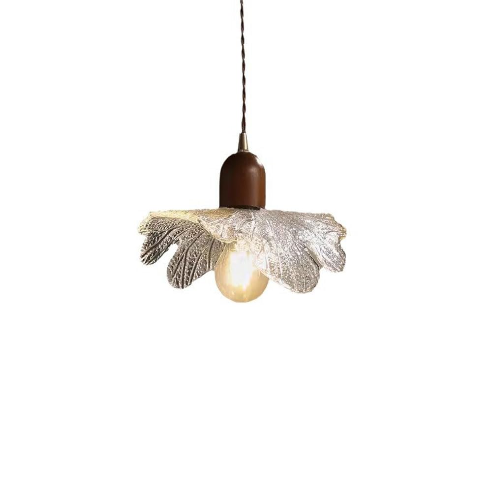 LYMSXAZOU Wabi-Sabi Style Vintage Glass Pendant Light Fixture - Elegant Hanging Chandelier for Kitchen Island, Bedroom, Dining Room, and More