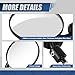 Auto Dynasty Round Motocycle Bar End Cafe Racer Style (2.7 Inch) Side Convex 360 degree Adjustable Mirrors Universal for Honda, Scooter, Suzuki, Yamaha, Kawasaki, Victory Harley Ducati and More