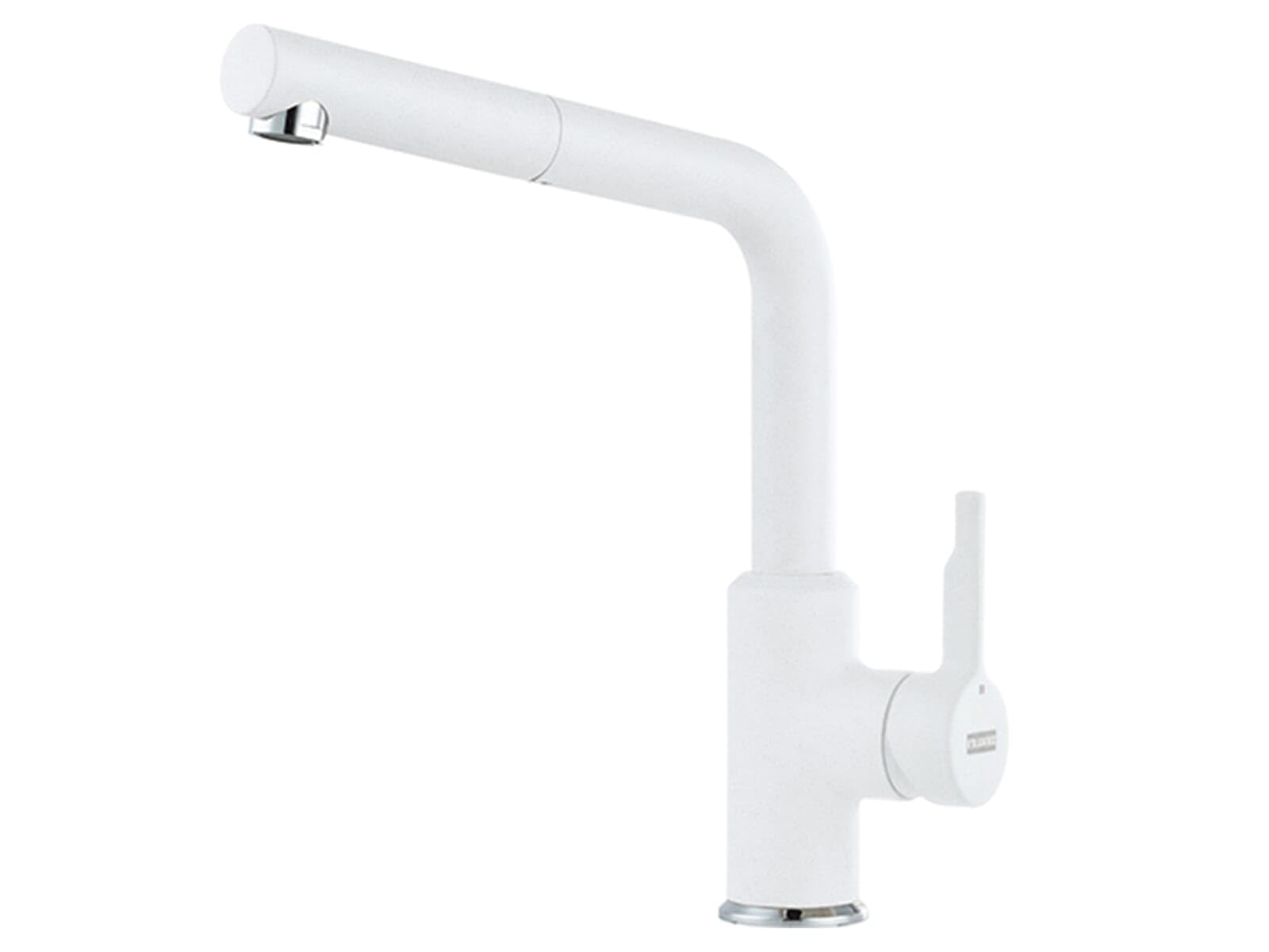 FRANKE 115.0595.088, Rubinetto per lavello da cucina Urban pull-out, Bianco polar