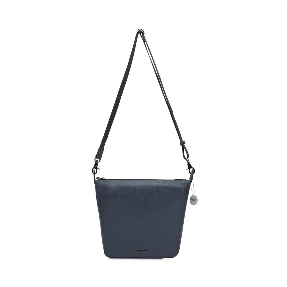 Mandarina Duck cross body bag Mellow Leather Crossover Bag Dress Blue dark blue