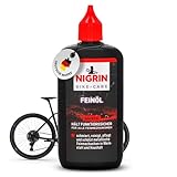 NIGRIN BIKE-CARE Feinöl | 100 ml Flasche | Feinmechaniköl | Für Hobby und Werkstatt | Harz- und säurefrei |, grau