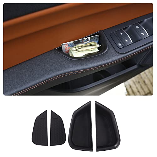 TOYCIDFG Front Row Door Side Storage Box Compatible with Alfa Romeo Giulia 2017-2020 Armrest Phone Container Storage Box Handle Pocket