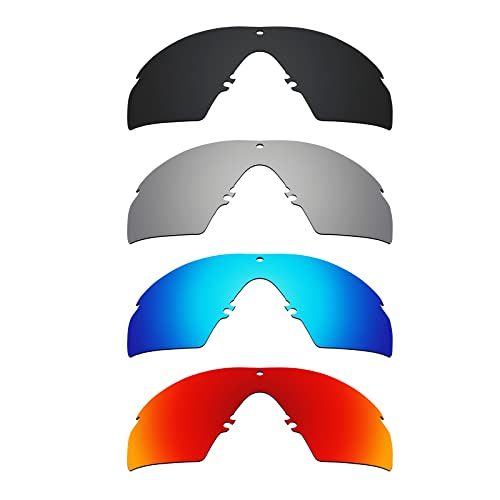 Image of Alphax Polarized Replacement Lenses for Oakley Si M Frame 3.0 OO9146 Sunglasses - Glare Reduction | Precision Cutting